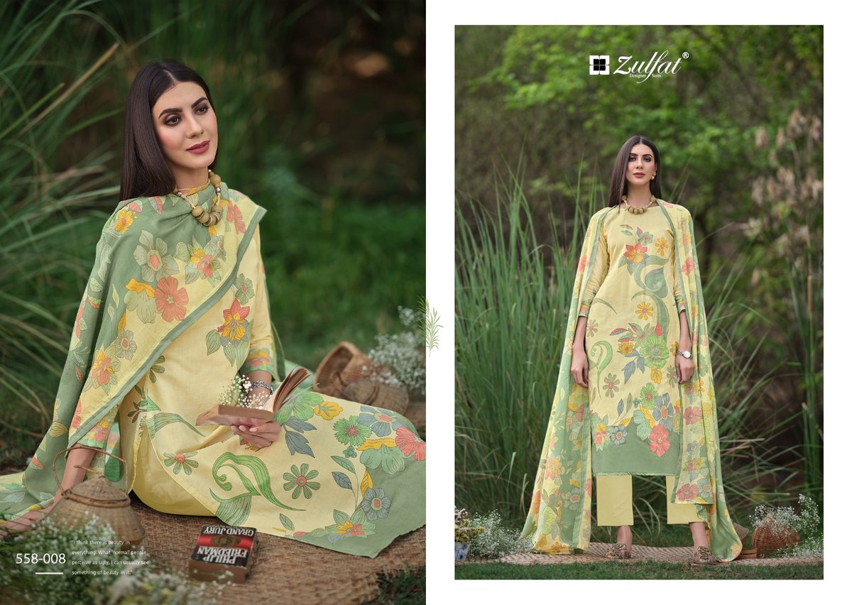 ZULFAT DESIGNER HAKOBA VOL-2 558-001 TO 558-008 8