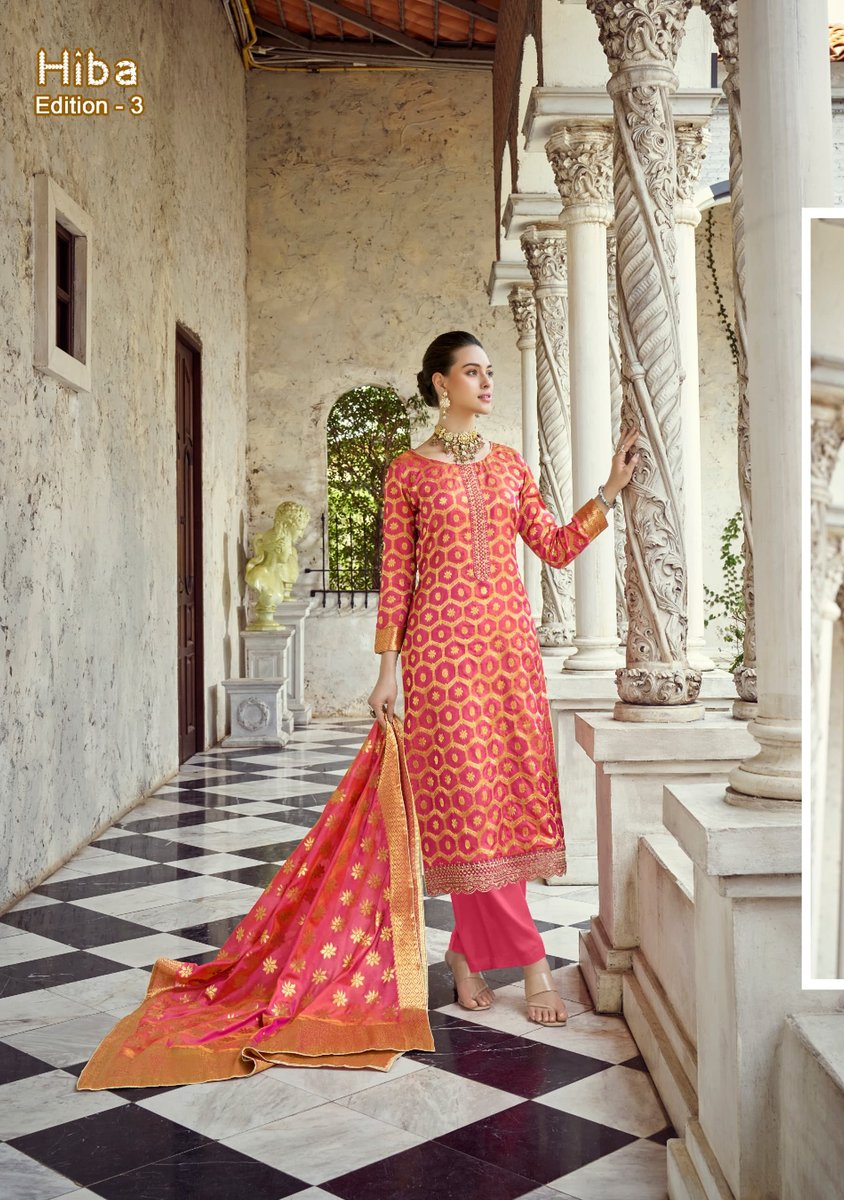 ALOK SUIT HIBA-3 H-1270-001 TO H-1270-006 4
