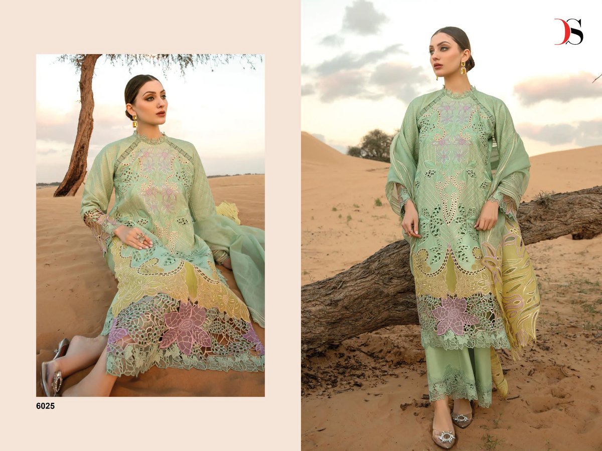 DEEPSY SUITS RANGRASIYA PREMIUM LAWN - 24 6021 TO 6026 5