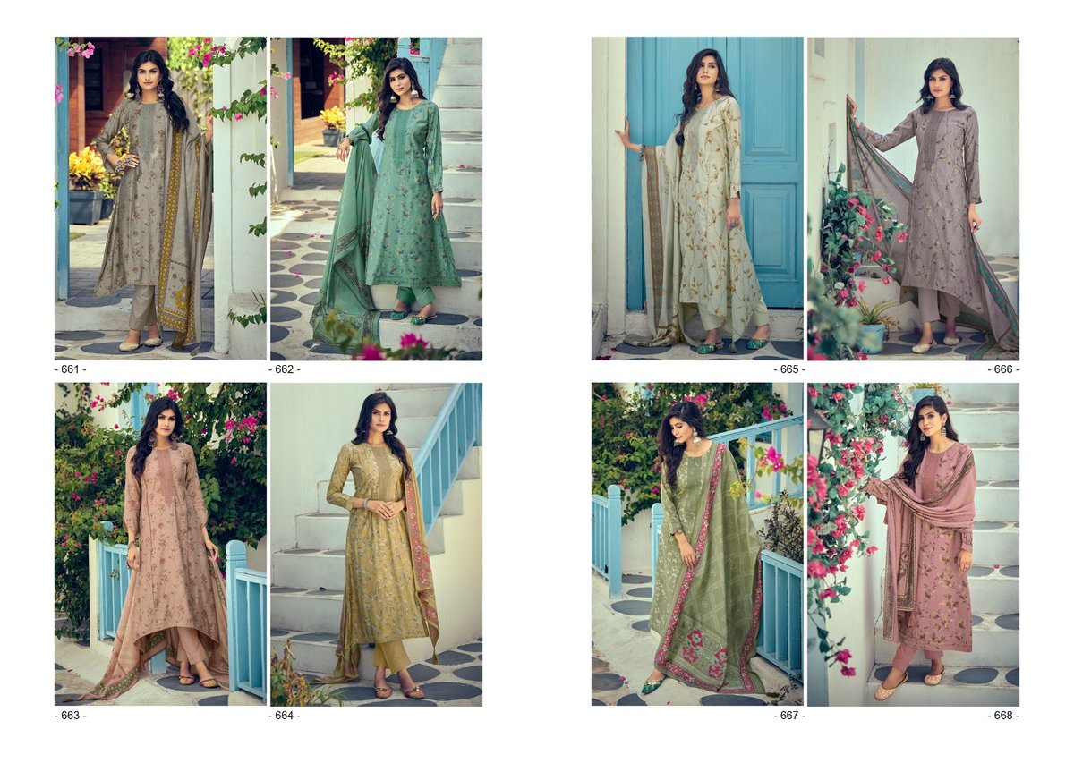 Kilory Trendz Silk Route Vol-4 661-668 Series 9