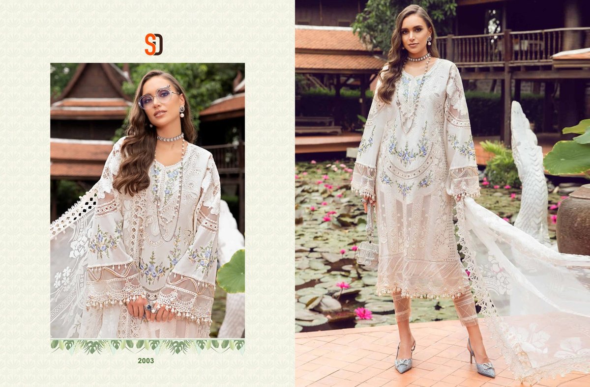 SHRADDHA DESIGNER MARIA.B LAWN VOL-2 2001 TO 2006 3