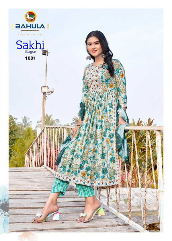 BAHULA FABRICS SAKHI VOL-1 1001 TO 1007