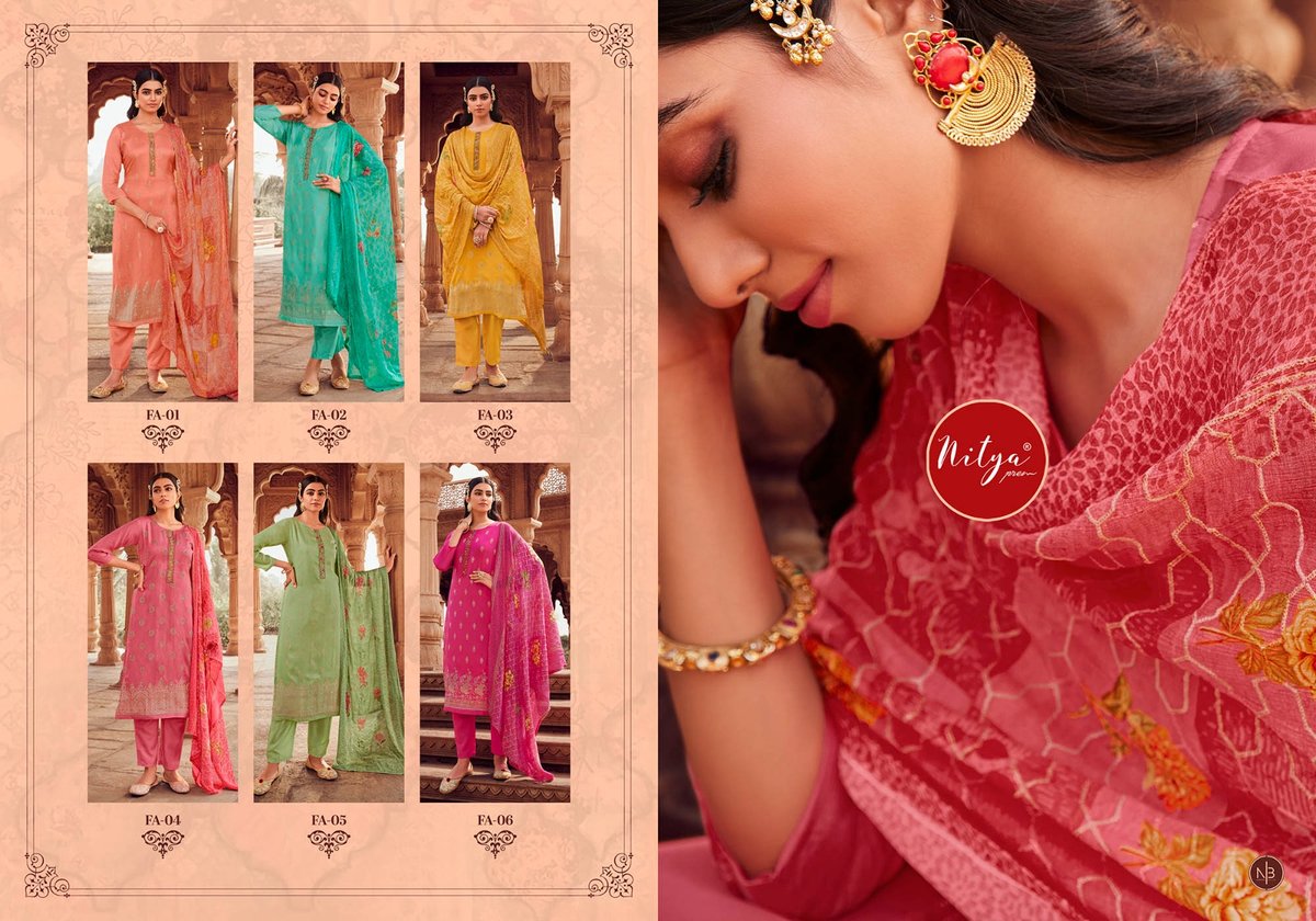 LT Fabric Nitya Falak FA-01 to FA-06 Series 7