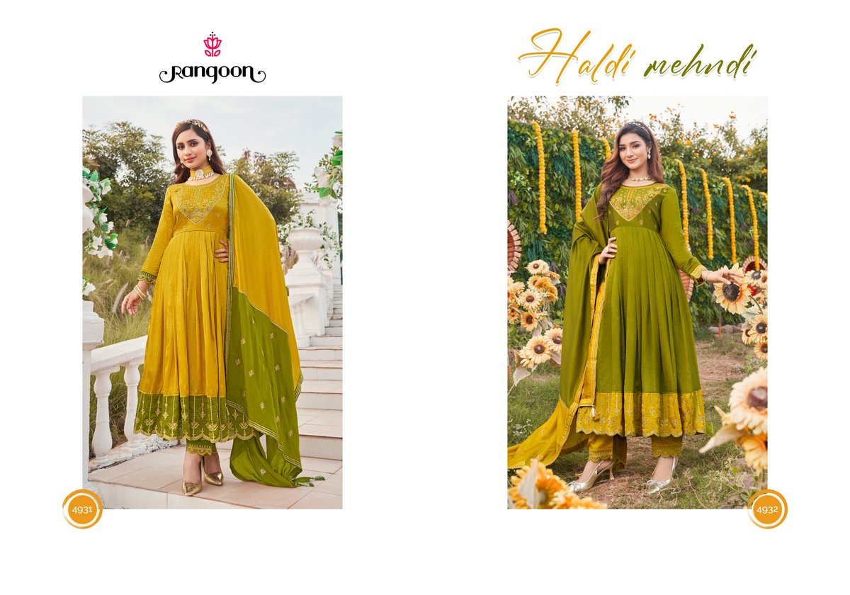 RANGOON HALDI MEHENDI 4931 TO 4932 3