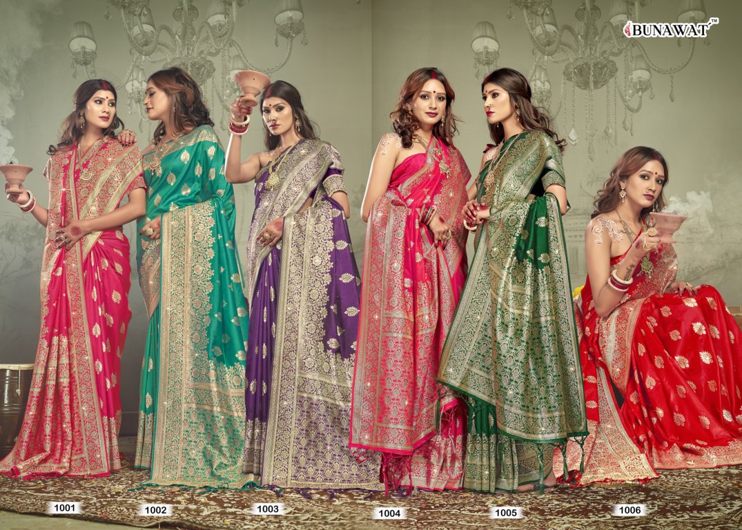 Sangam Prints Rohini Silk 1001-1006 Series 7