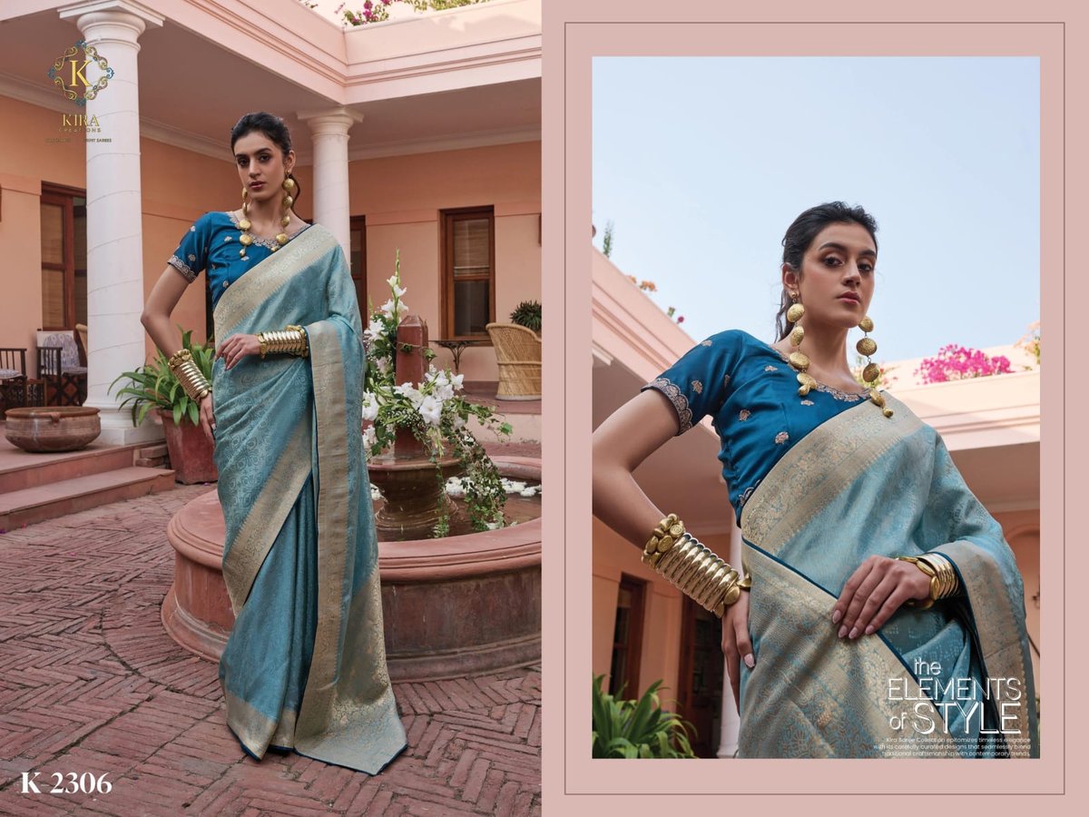 KIRA CREATION KYARA SILK VOL-1 K-2301 TO K-2306 6