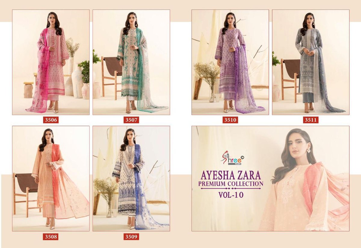 SHREE FAB AYESHA PREMIUM COLLECTION VOL-10 3506 TO 3511 7