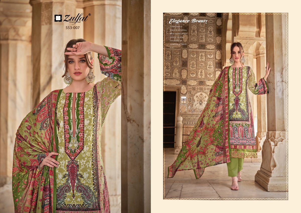 ZULFAT DESIGNER GULREZ VOL-2 553-001 TO 553-008 7