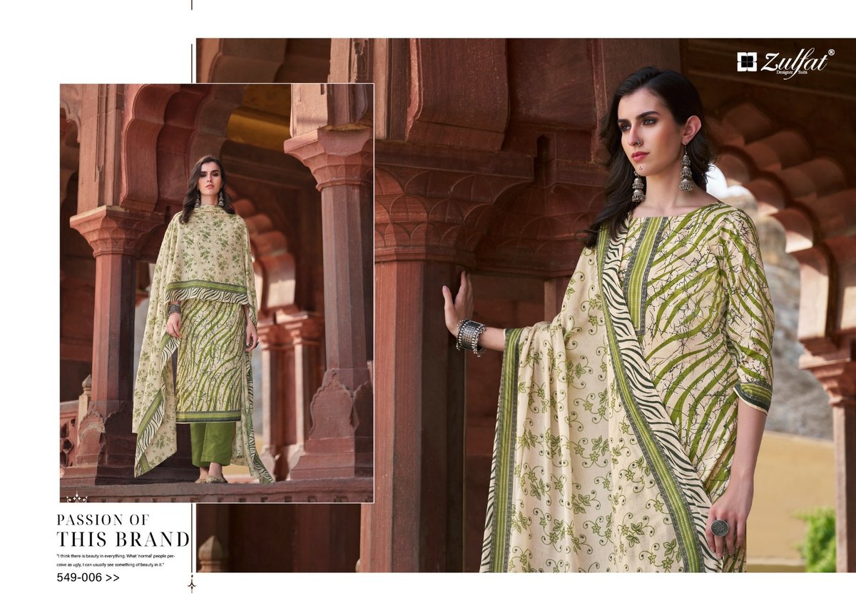 ZULFAT DESIGNER NAZRANA VOL-2 549-001 TO 549-008 6