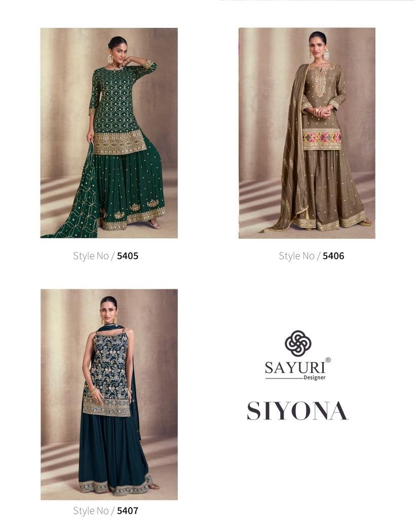SAYURI DESIGNER SIYONA 5405 TO 5407 4