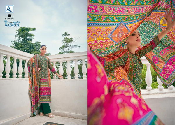 Alok Suit Nazneen 1338-001 to 1338-006 Series
