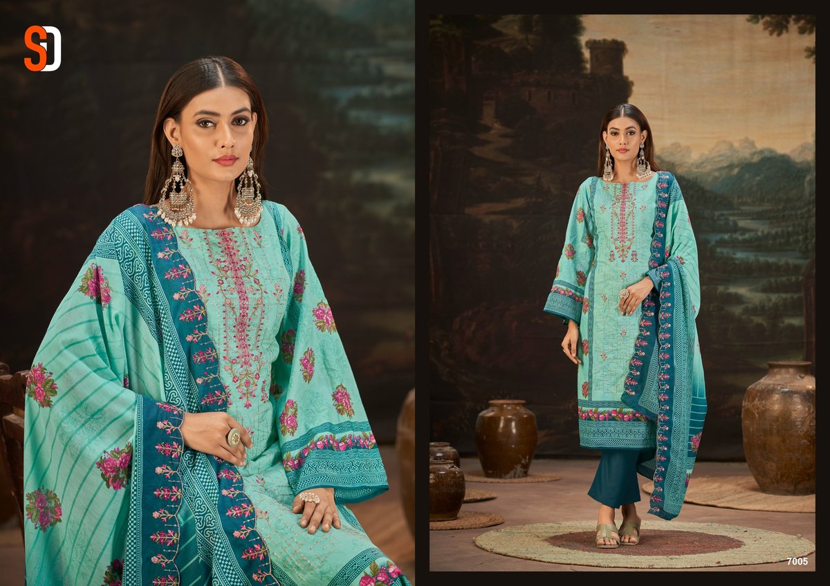 SHARADDHA DESIGNER BIN SAEED VOL-7 7001 TO 7008 5
