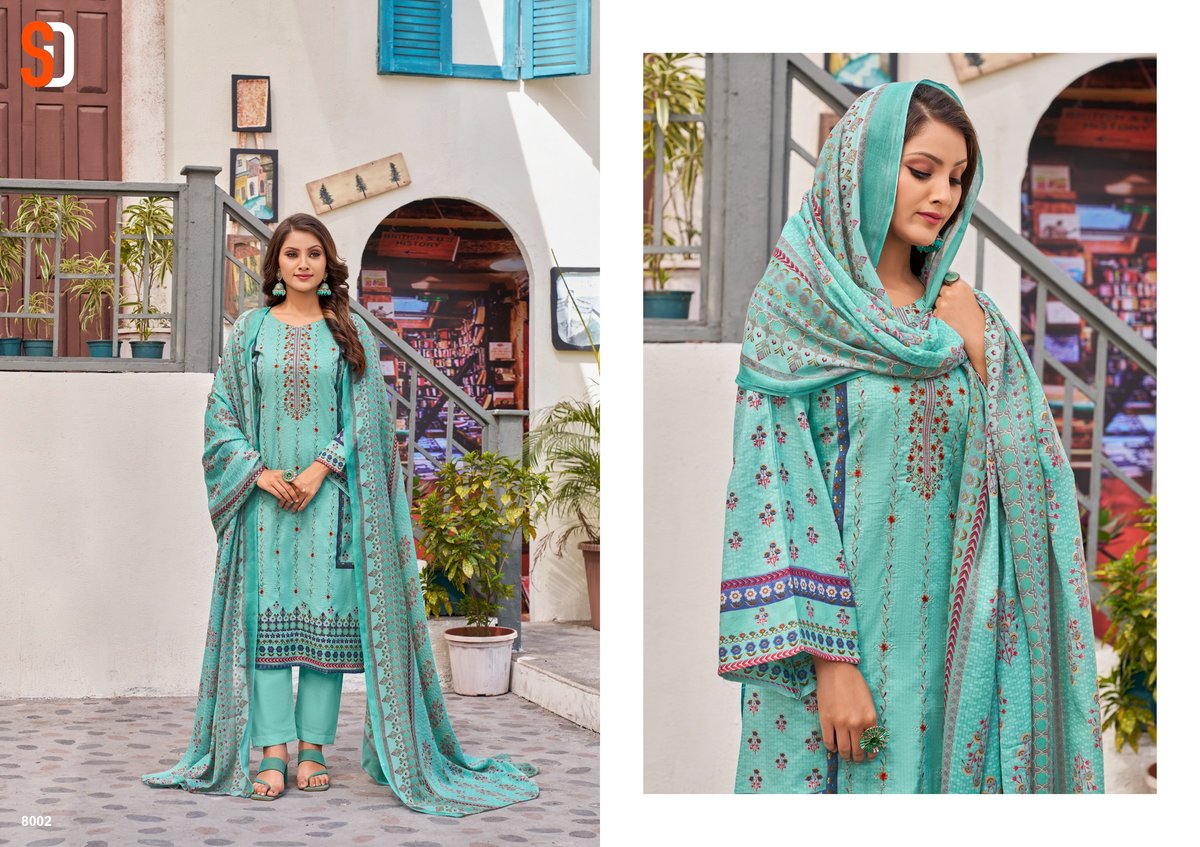 SHARADDHA DESIGNER BIN SAEED VOL-8 8001 TO 8006 2