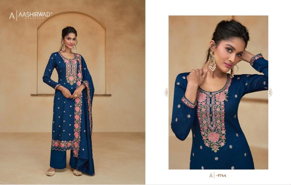 Aashirwad Creation Mor Bagh Ziana 9744-9748 Series