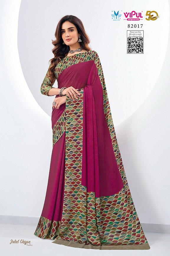 VIPUL JULIET CHIFFON 82017 TO 82027