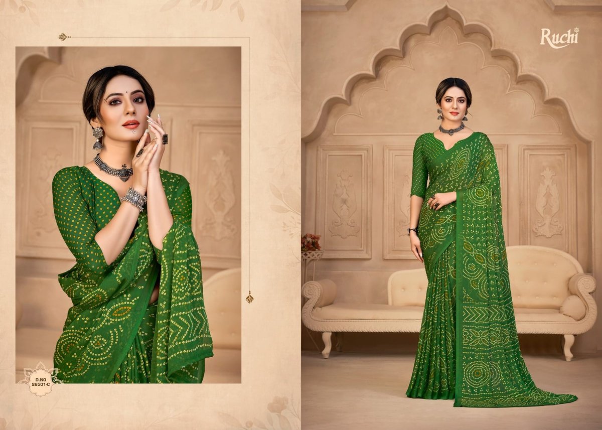 RUCHI STAR CHIFFON 134TH EDITION 26501-A TO 26503-D 3