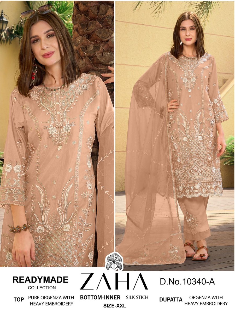 ZAHA READYMADE COLLECTION 10340-A TO 10340-D 1