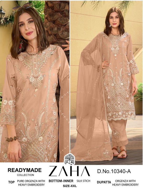 ZAHA READYMADE COLLECTION 10340-A TO 10340-D