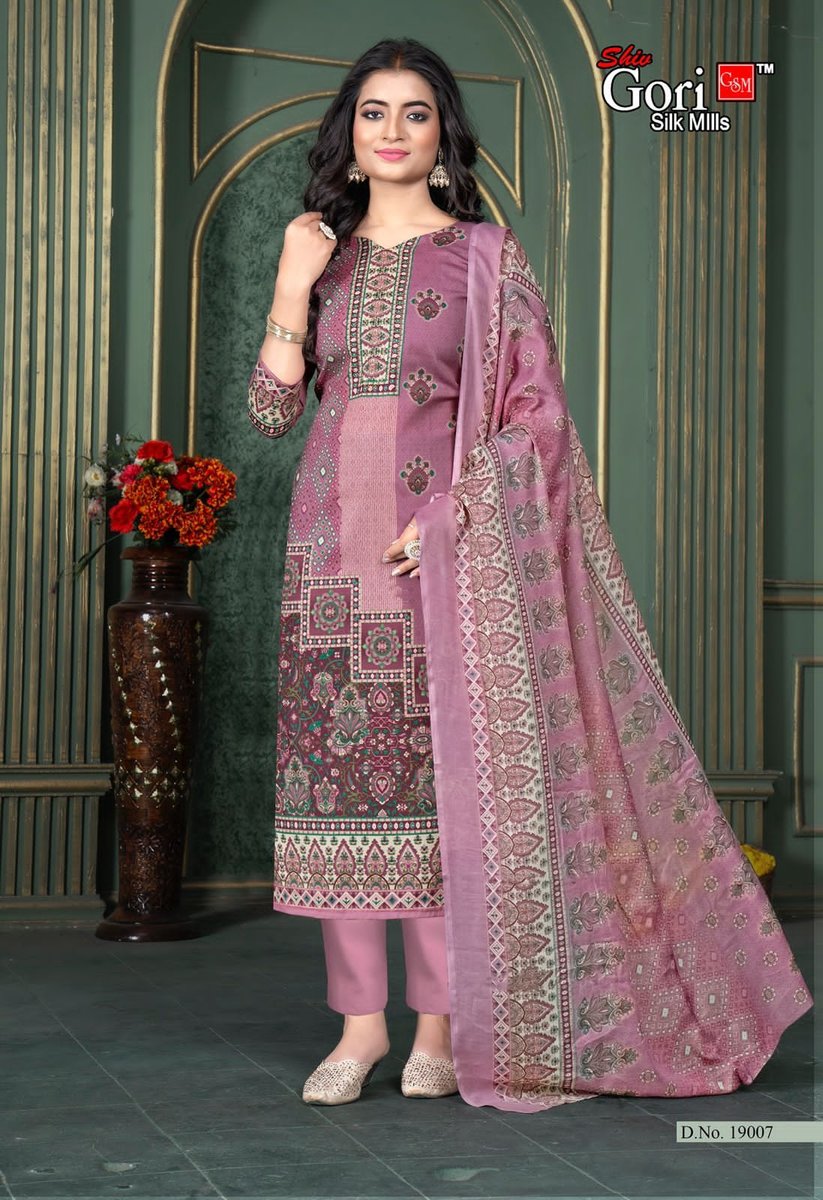 SHIV GORI SILK MILLS PAKIZA VOL-19 19001 TO 19012 7