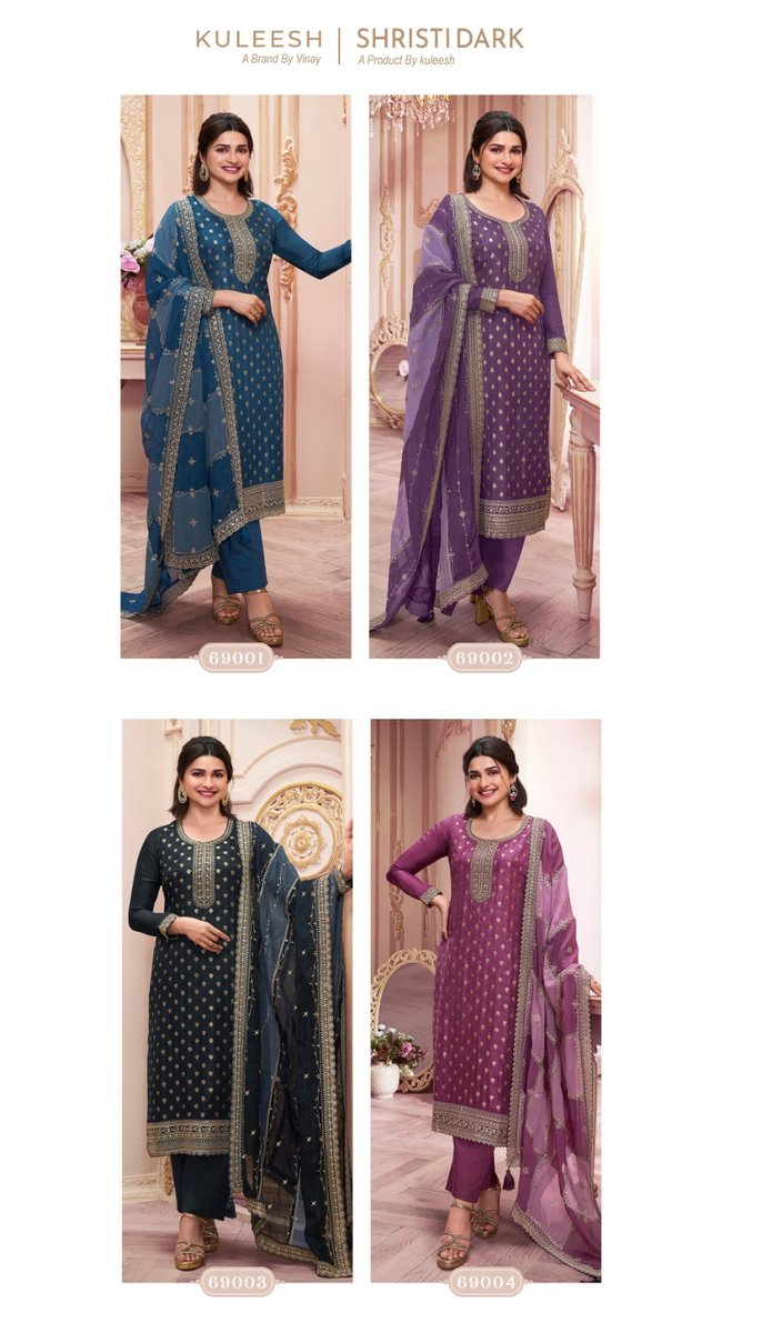 VINAY FASHION KULEESH SHRISTI DARK 69001-69004 5