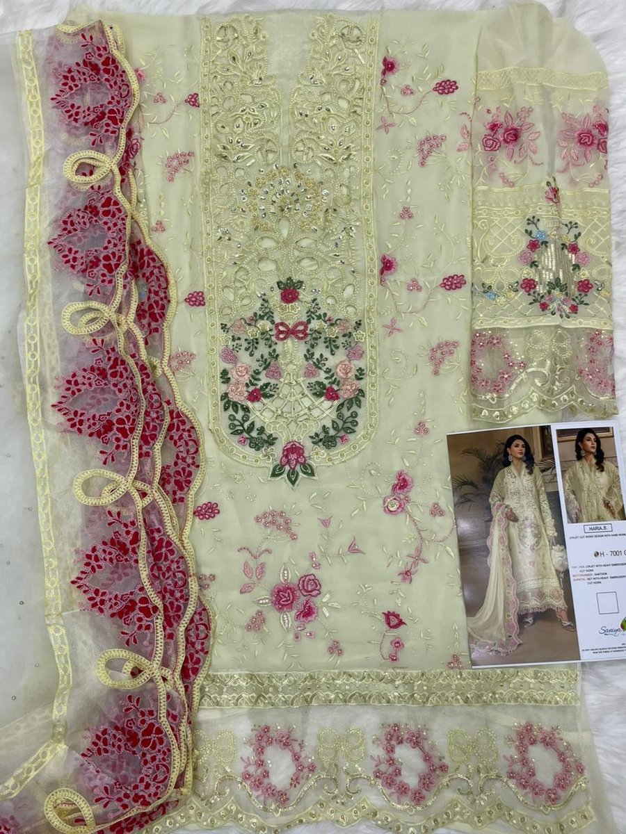 Saniya Trendz Maria B H-7001 Colors 6
