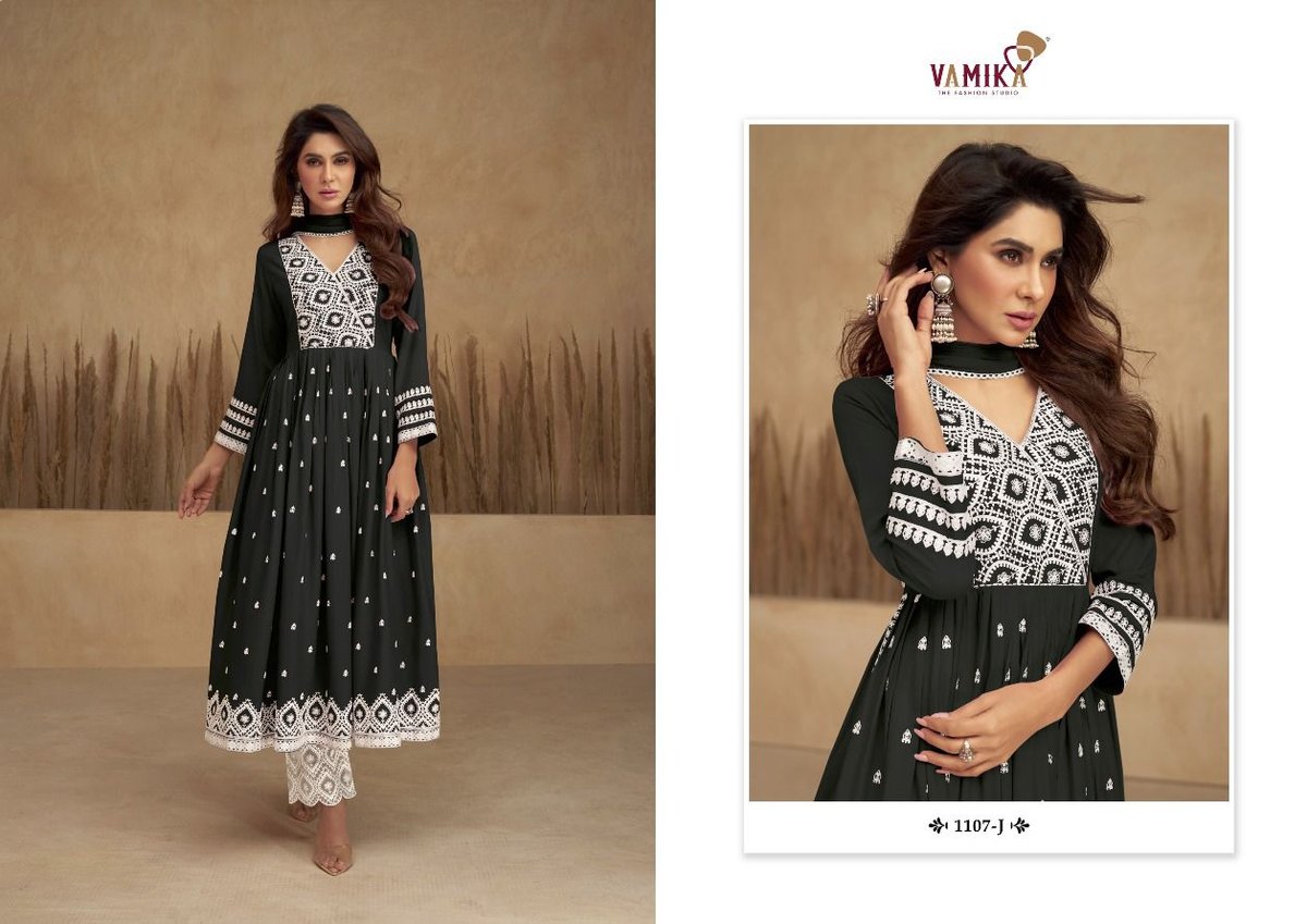 Vamika Fashion Aadhira Vol-5 Gold 1107 Colors 5