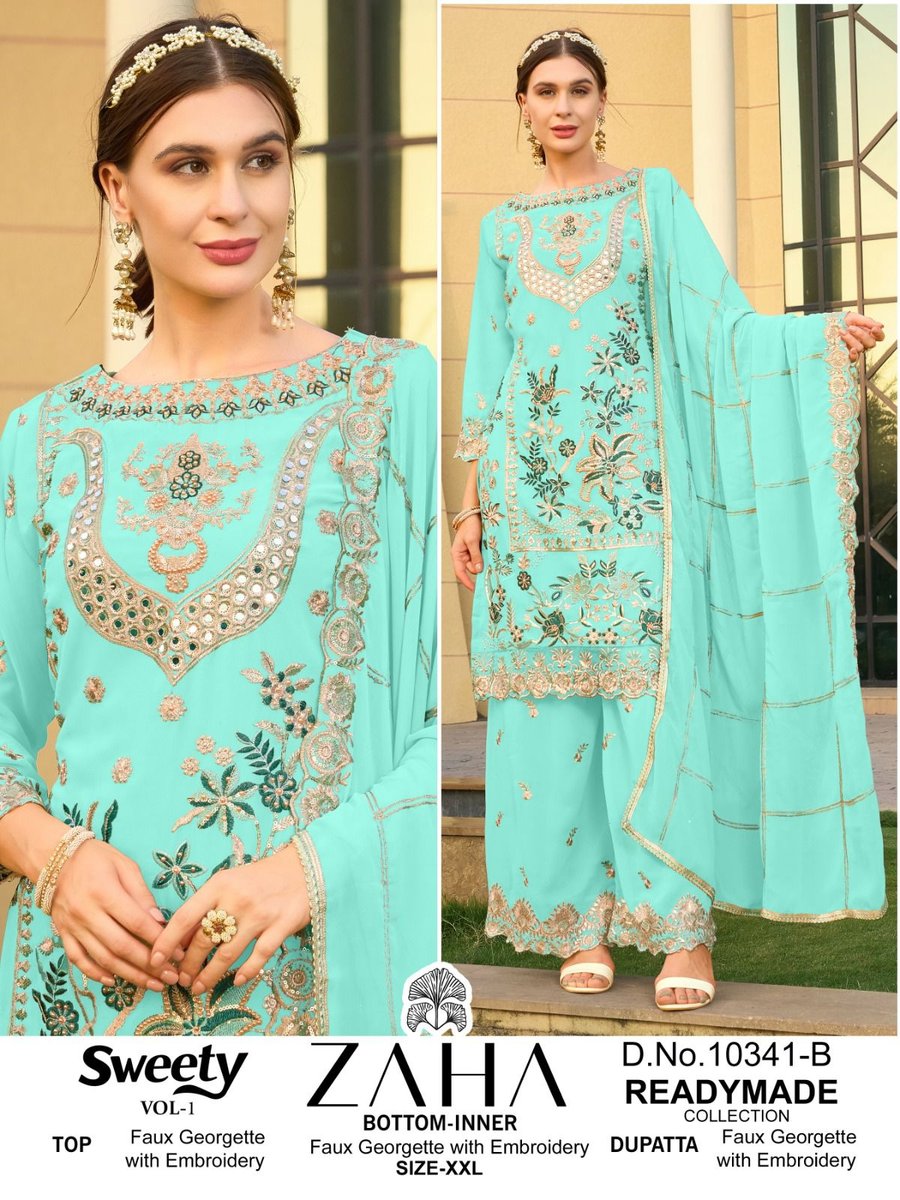 ZAHA SWEETY VOL-1 10341-A TO 10341-D 2