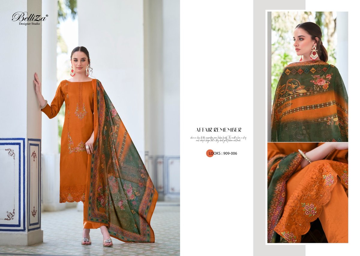 BELLIZA DESIGNER JASHN E ISHQ VOL-6 909-001 TO 909-006 6