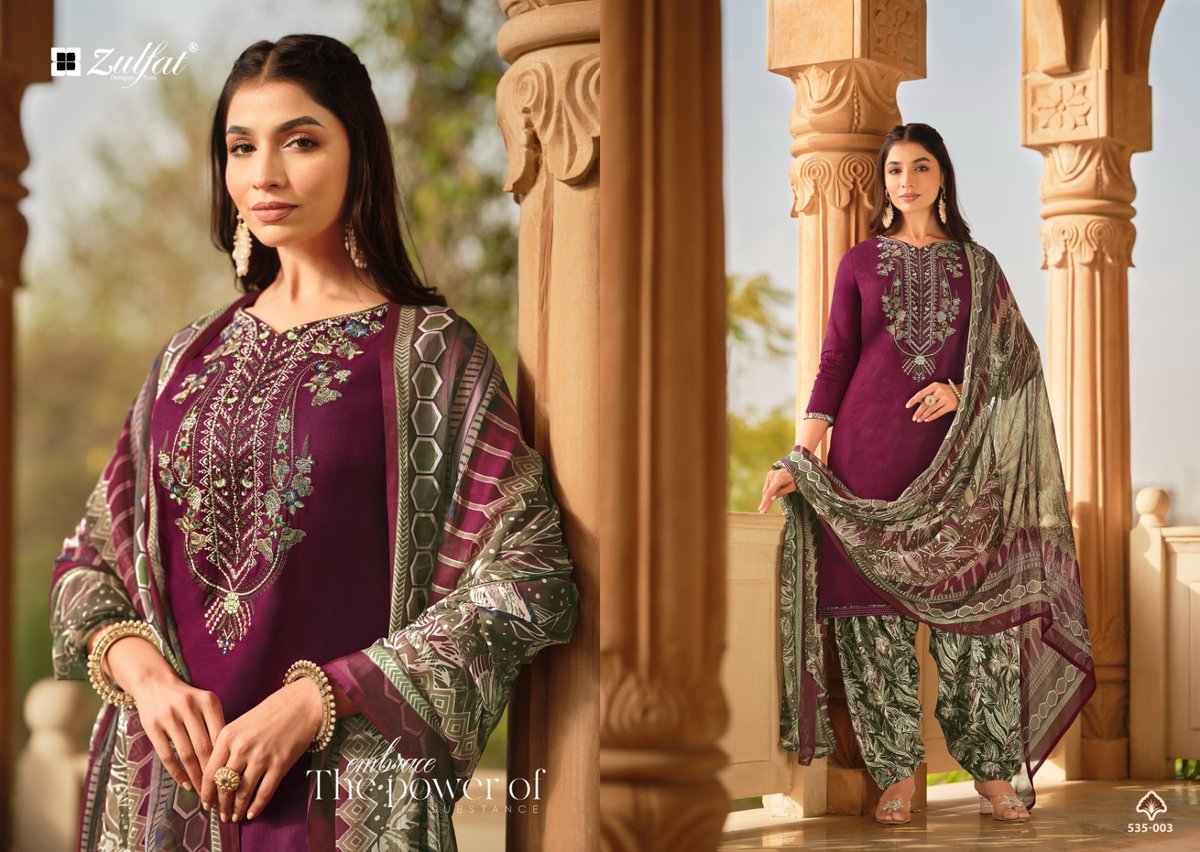 ZULFAT DESIGNER ASHNOOR 535-001 TO 535-008 3