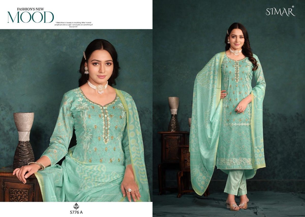 GLOSSY SIMAR SANAZ 5776-A TO 5776-D 1