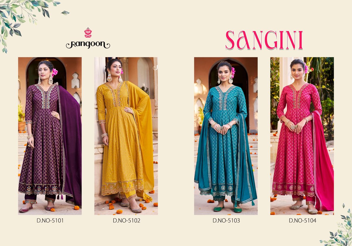 RANGOON SANGINI 5101 TO 5104 5
