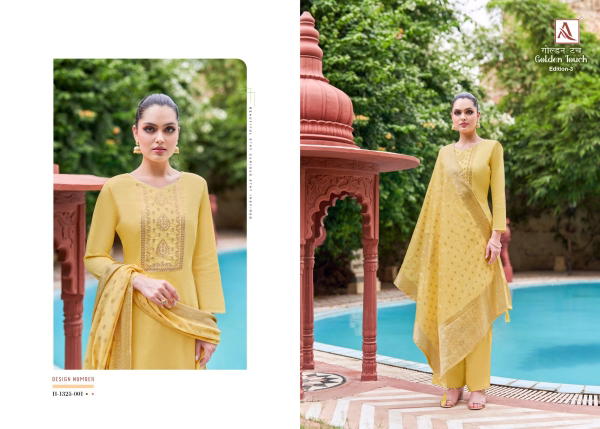 Alok Suit Golden Touch Edition Vol-3 1325-001 to 1325-005 Series