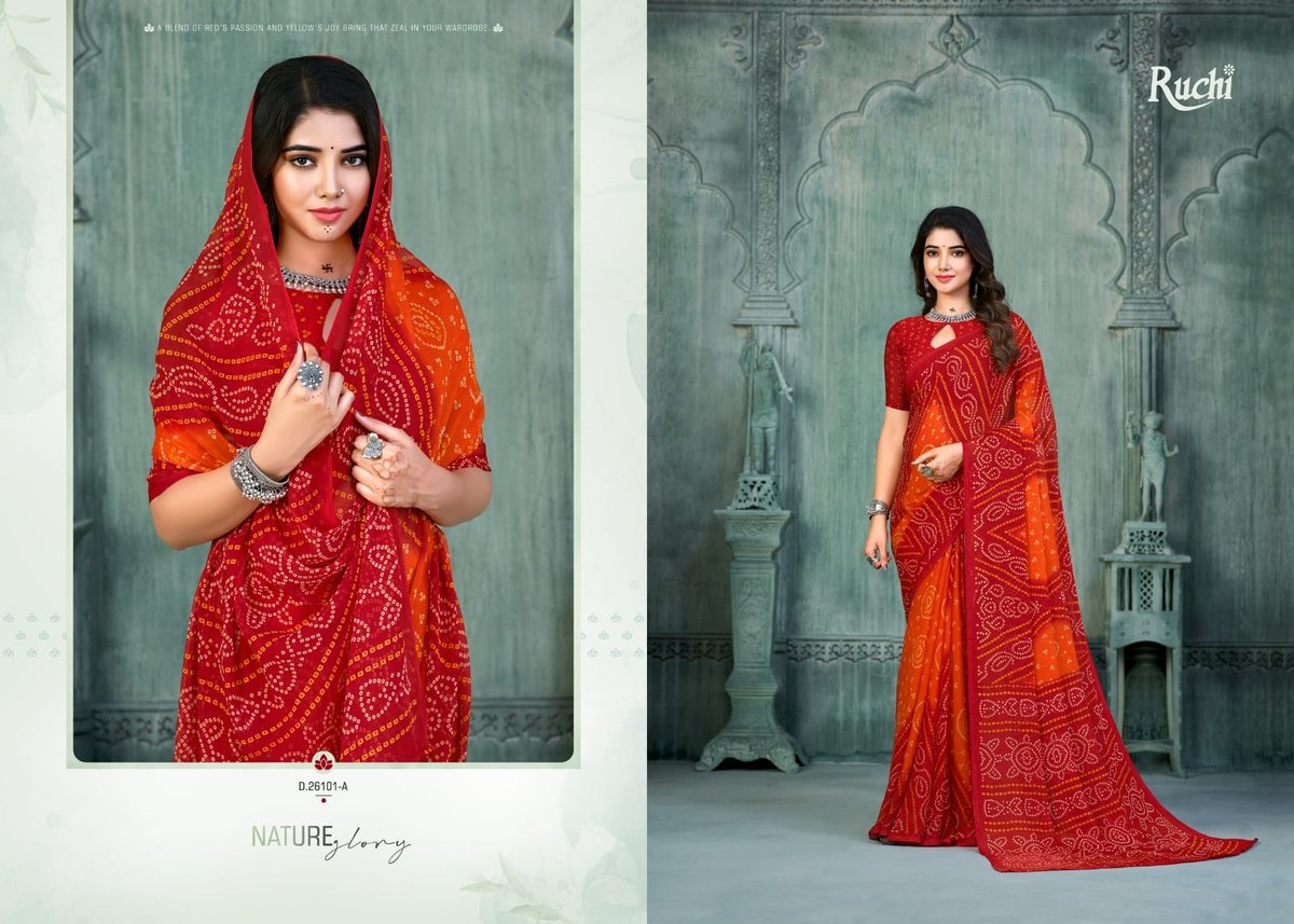 RUCHI STAR CHIFFON 131 EDITION 26101-A TO 26103-D 1