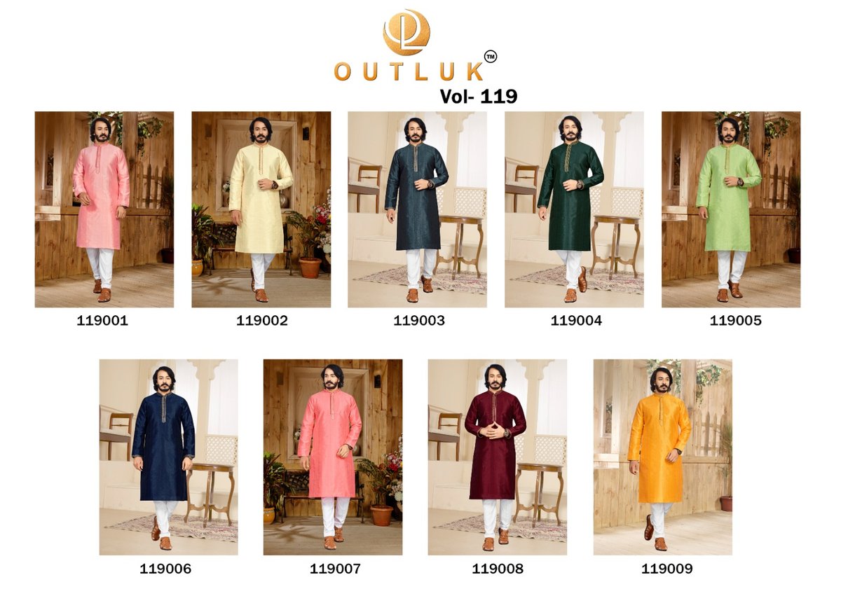Kurta Pajama Outluk Vol-119 119001-119009 Series 10