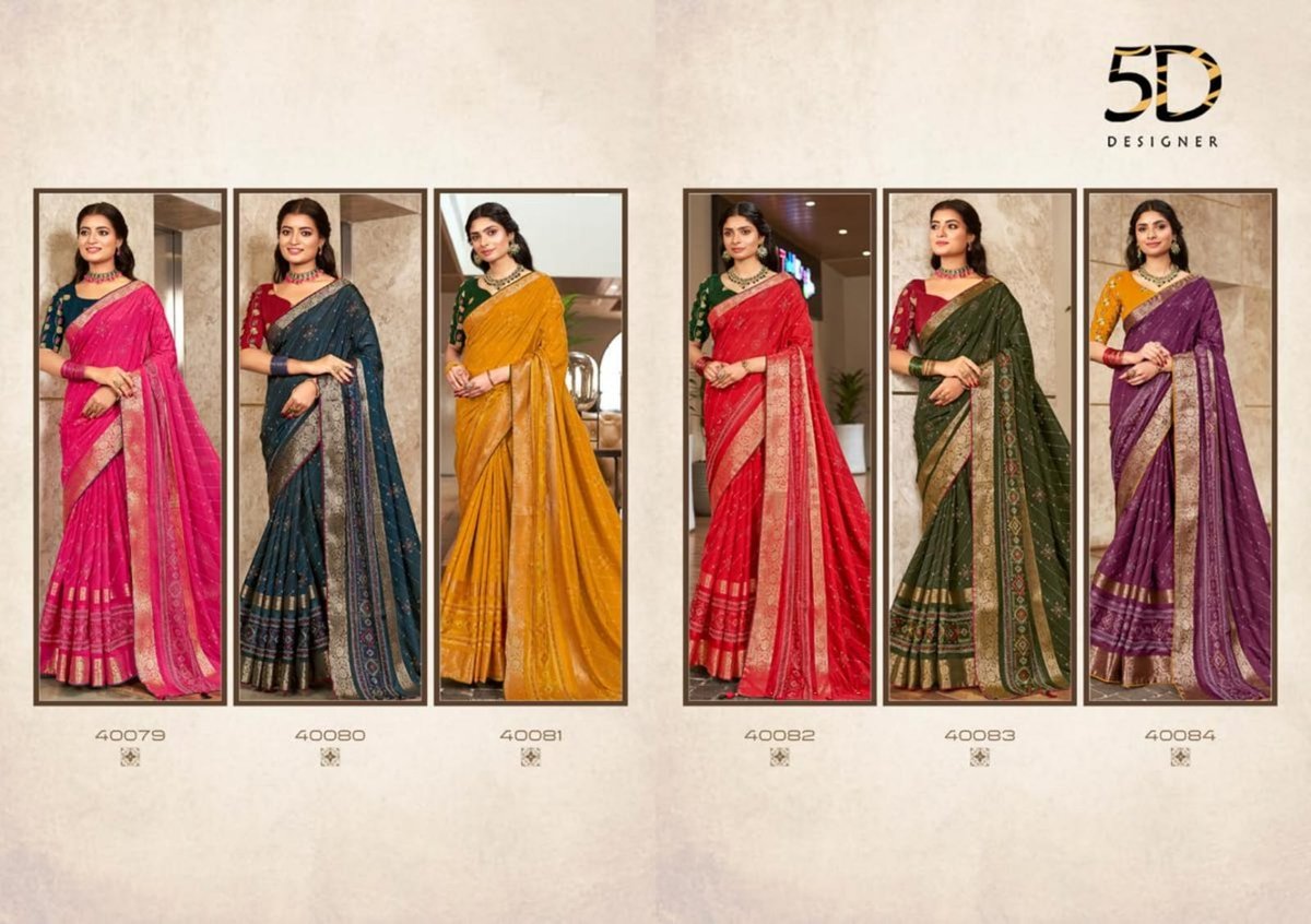 5D DESIGNER RANISA 40079 TO 40084 7