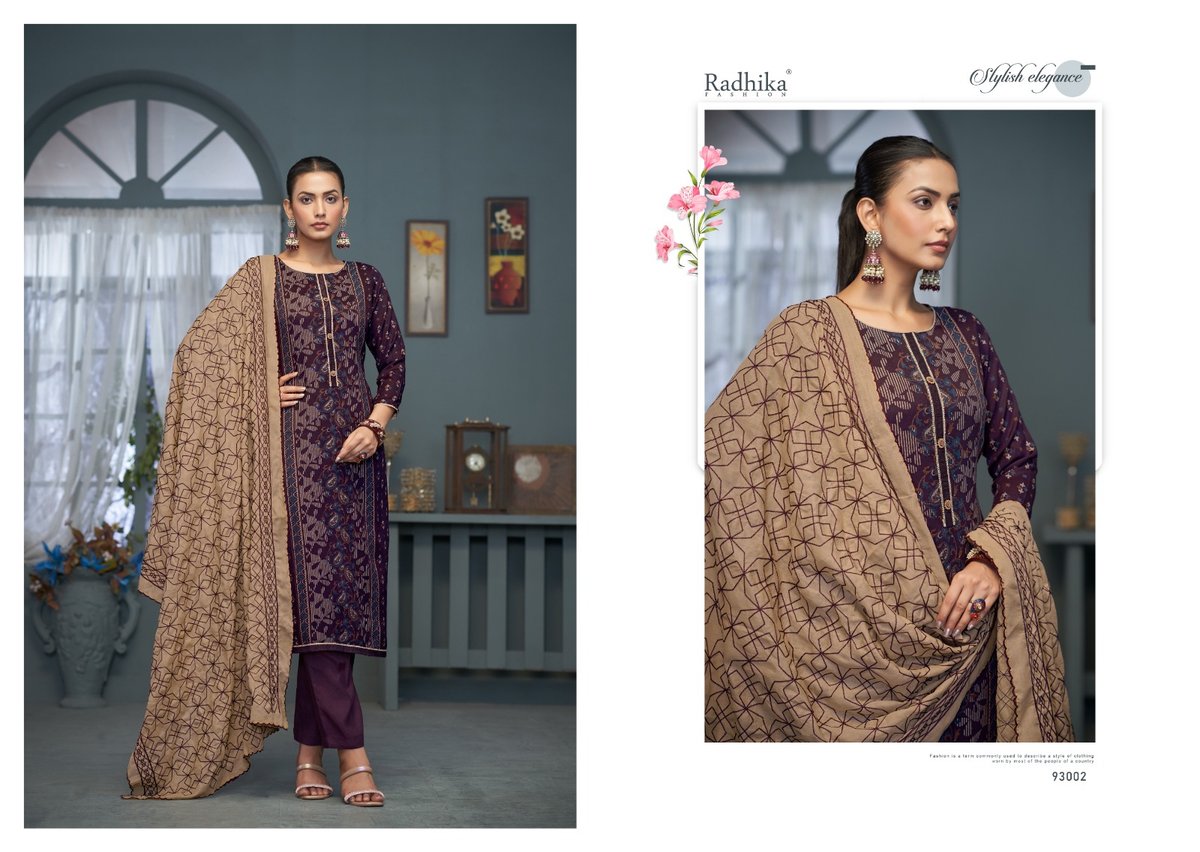 RADHIKA FASHION AZARA BLACK BERRY VOL-11 93001 TO 93004 2