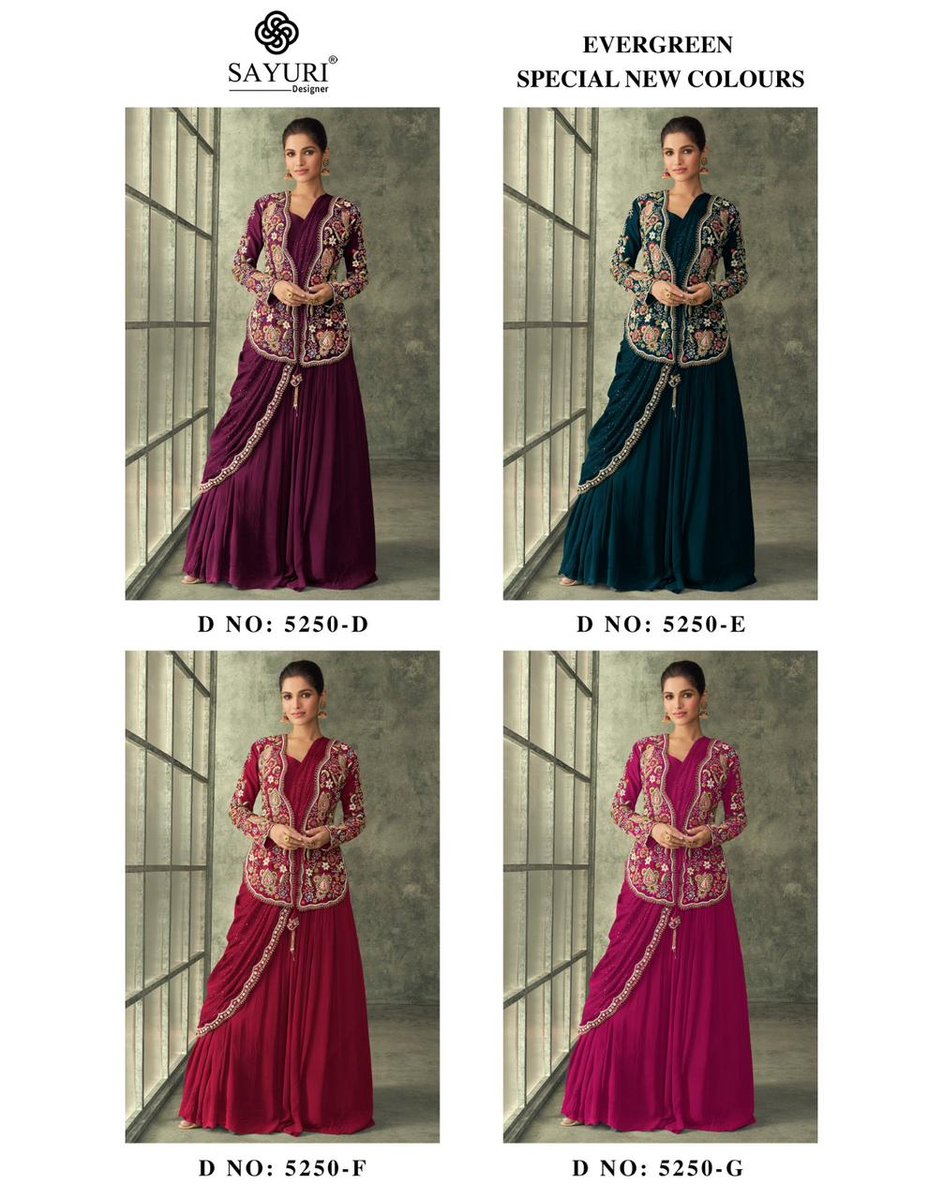 SAYURI DESIGNER EVERGREEN SPECIAL 5250-D TO 5250-G 5