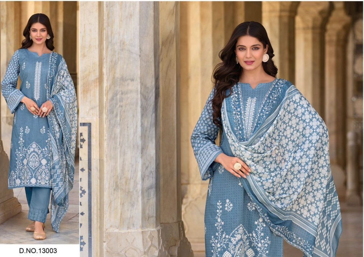 SHREE FABS BIN SAEED LAWN COLLECTION VOL-13 13001 TO 13006 3