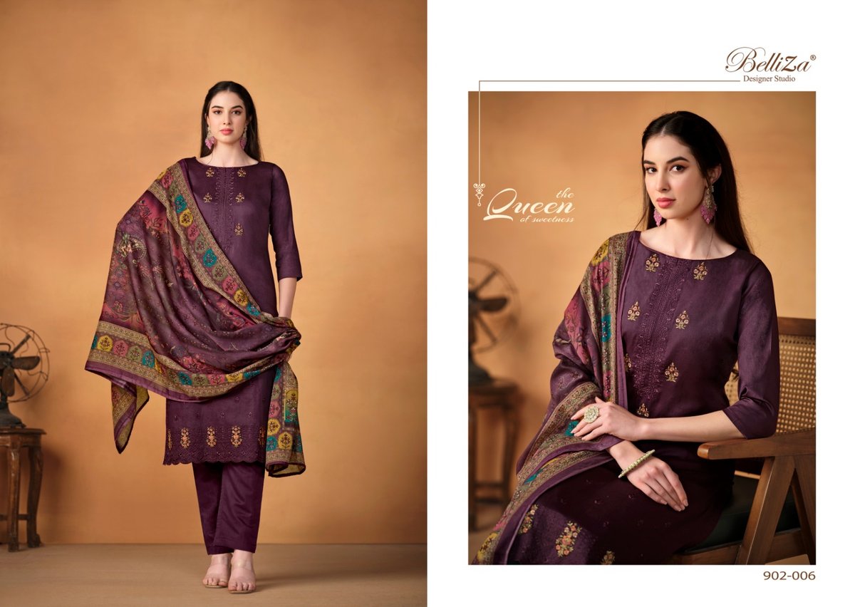 BELLIZA DESIGNER JASHN-E-ISHQ VOL-5 902-001 TO 902-006 6