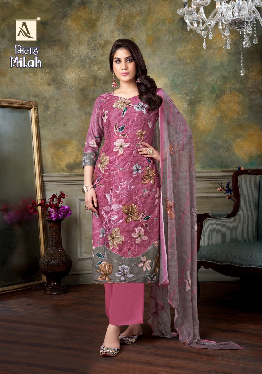 ALOK SUIT MILAH H-1451-001 TO H-1451-006 3
