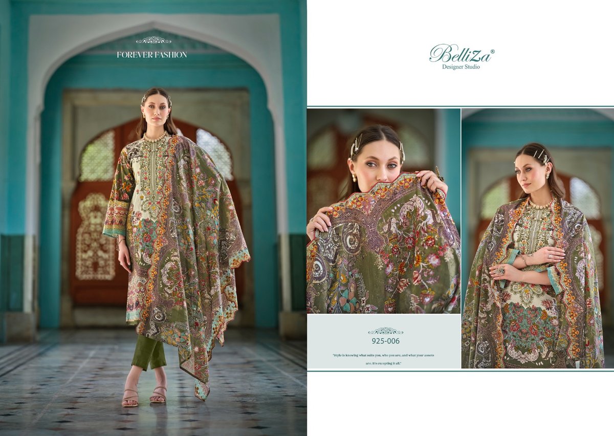 BELLIZA DESIGNER GUZARISH VOL-12 925-001 TO 925-008 6