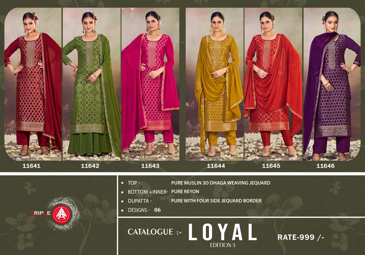 TRIPLE AAA LOYAL EDITION-3 11641 TO 11646 7