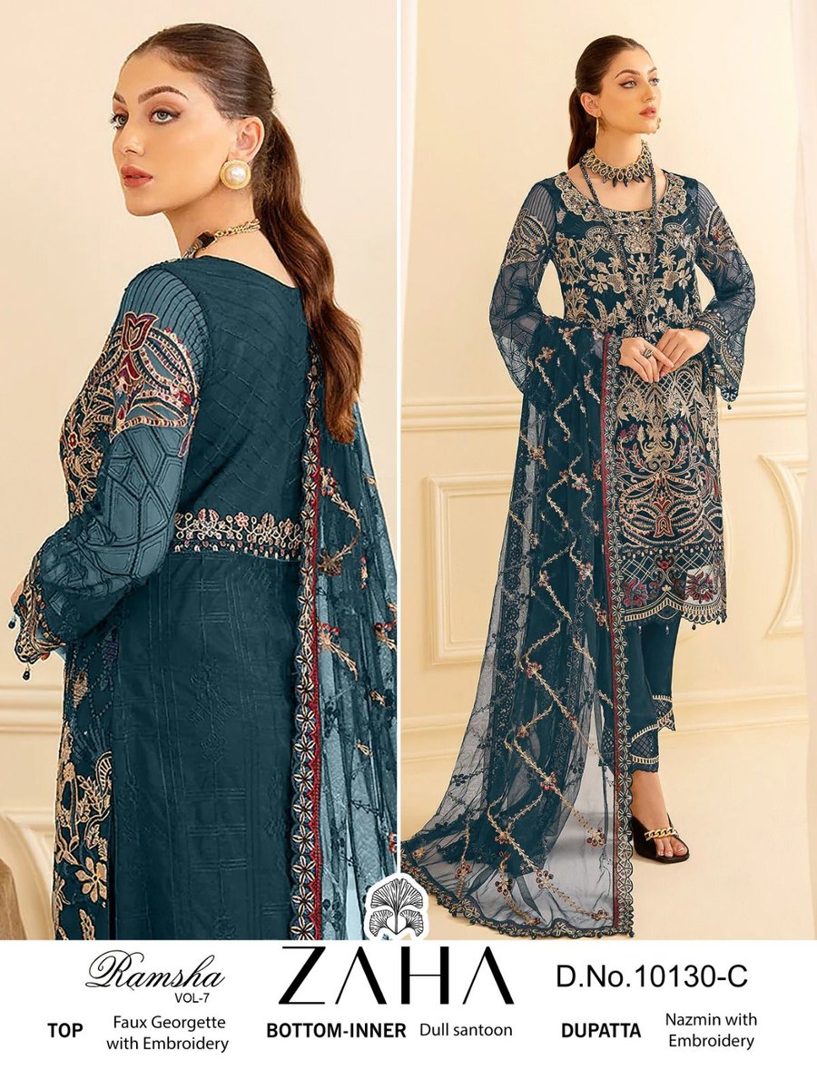 Zaha Ramsha Vol-7 10130 New Colors 5
