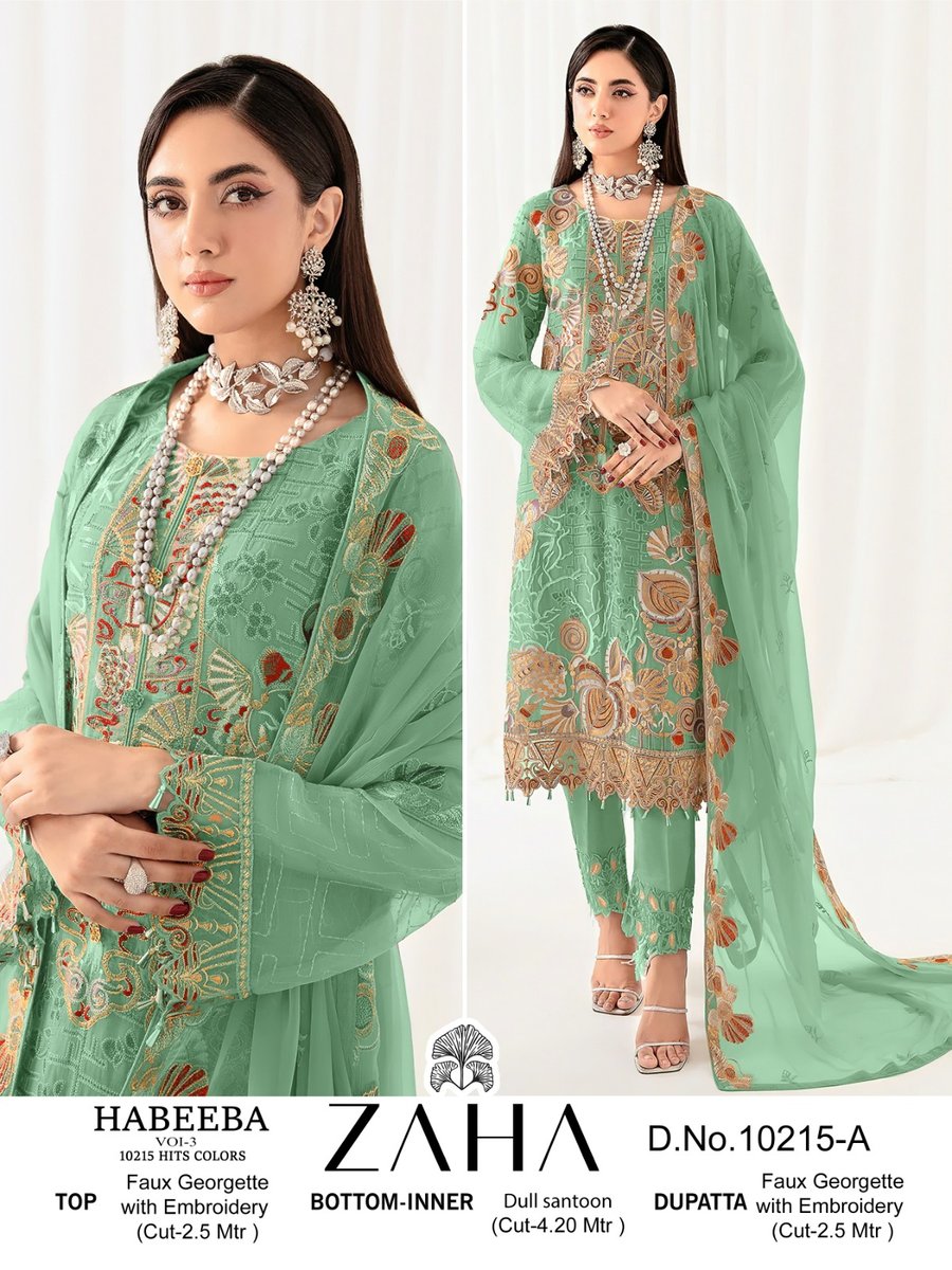 ZAHA HABEEBA VOL-3 10215-A TO 10215-D 1
