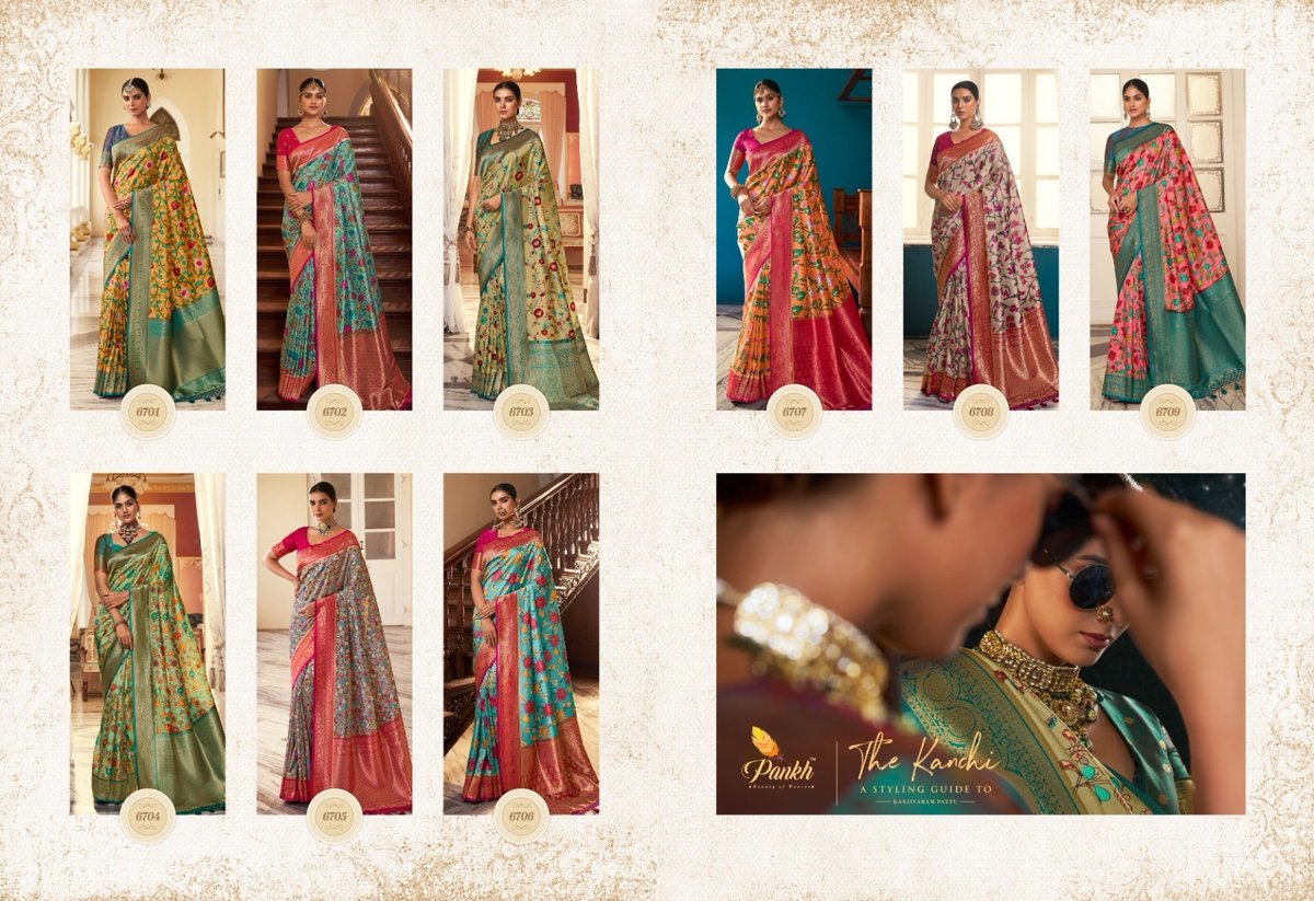 Pankh Creation The Kanchi 6701-6709 Series 10