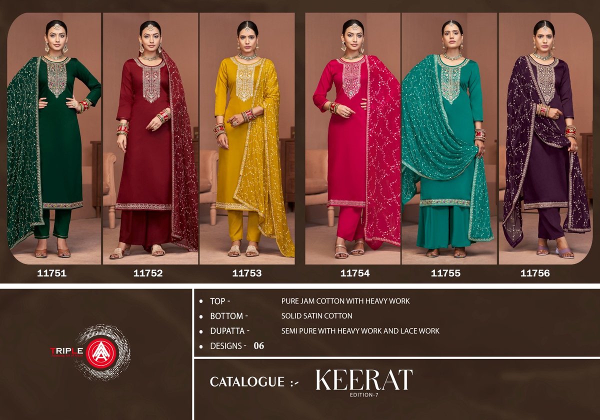 TRIPLE AAA KEERAT EDITION-7 11751 TO 11756 7