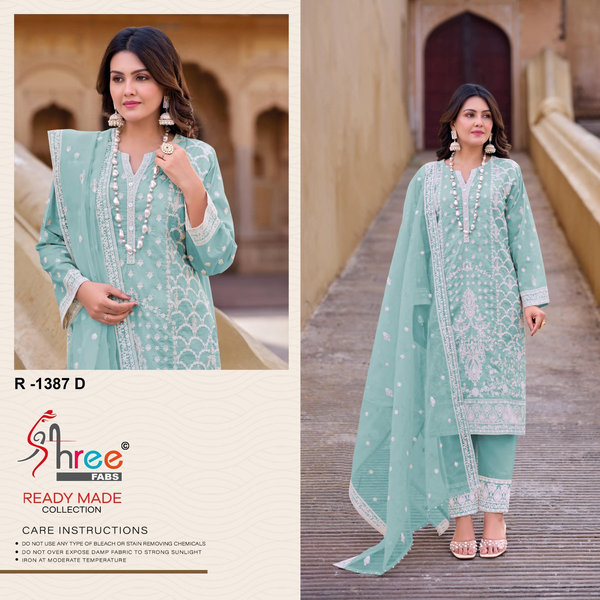 SHREE FAB READY MADE COTTON COLLECTION R-1387-A TO R-1387-D 4