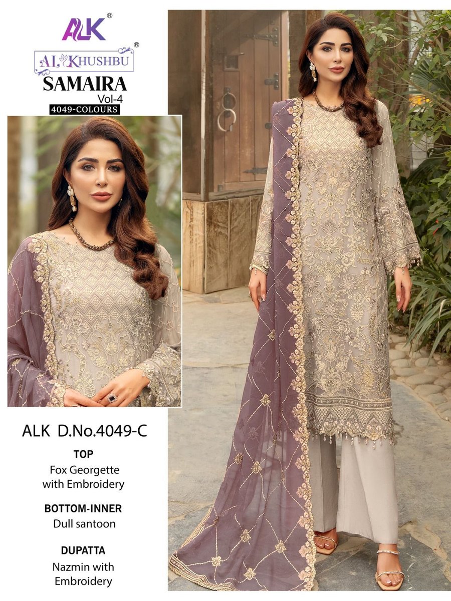 AL Khushbu Samaira Vol-4 4049 Colors 3
