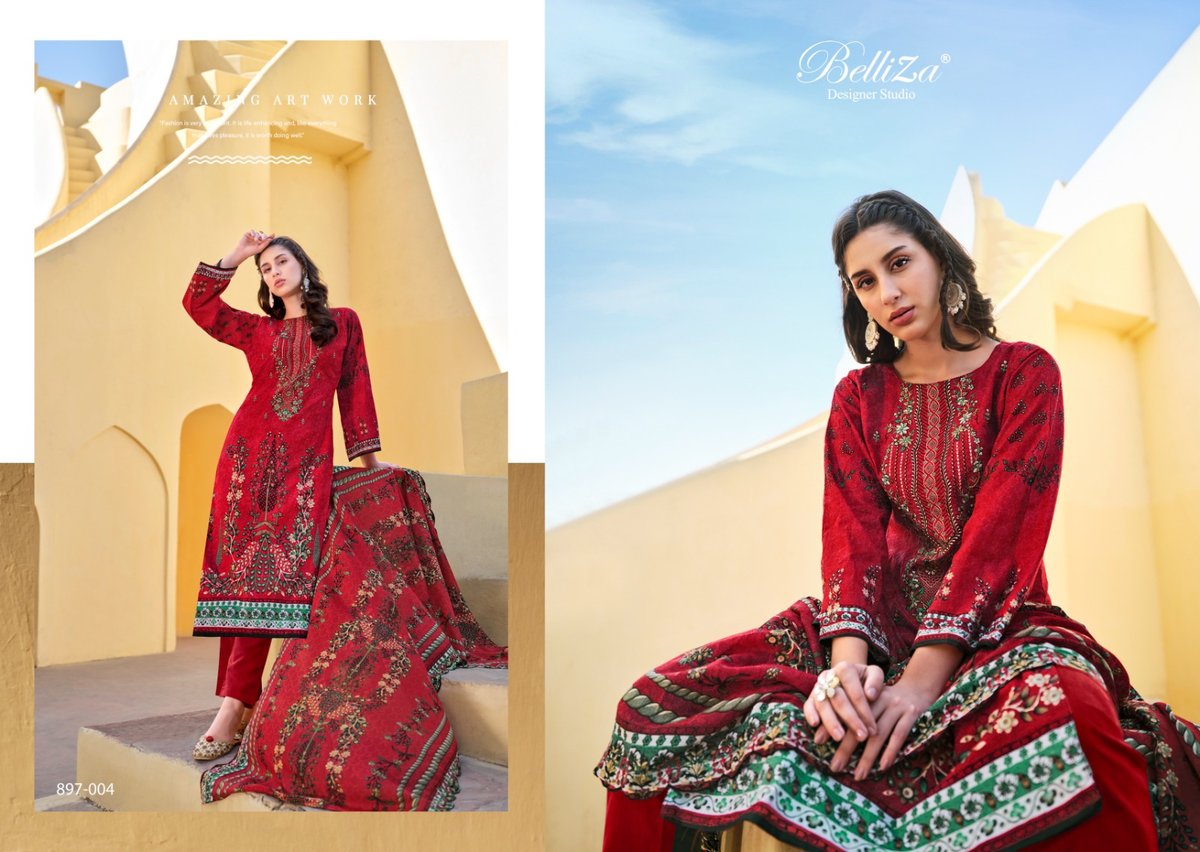 BELLIZA DESIGNER GUZARISH VOL-5 897-001 TO 897-008 4