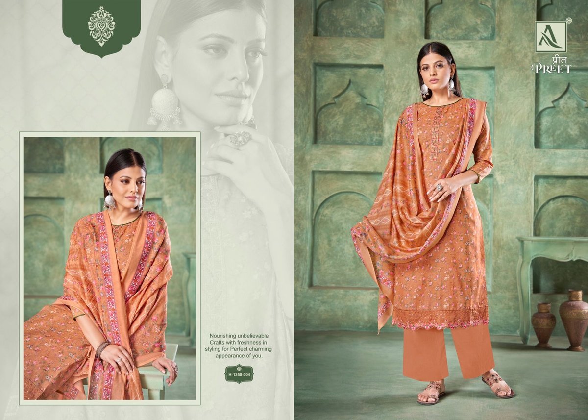 ALOK SUIT PREET H-1358-001 TO H-1358-008 4